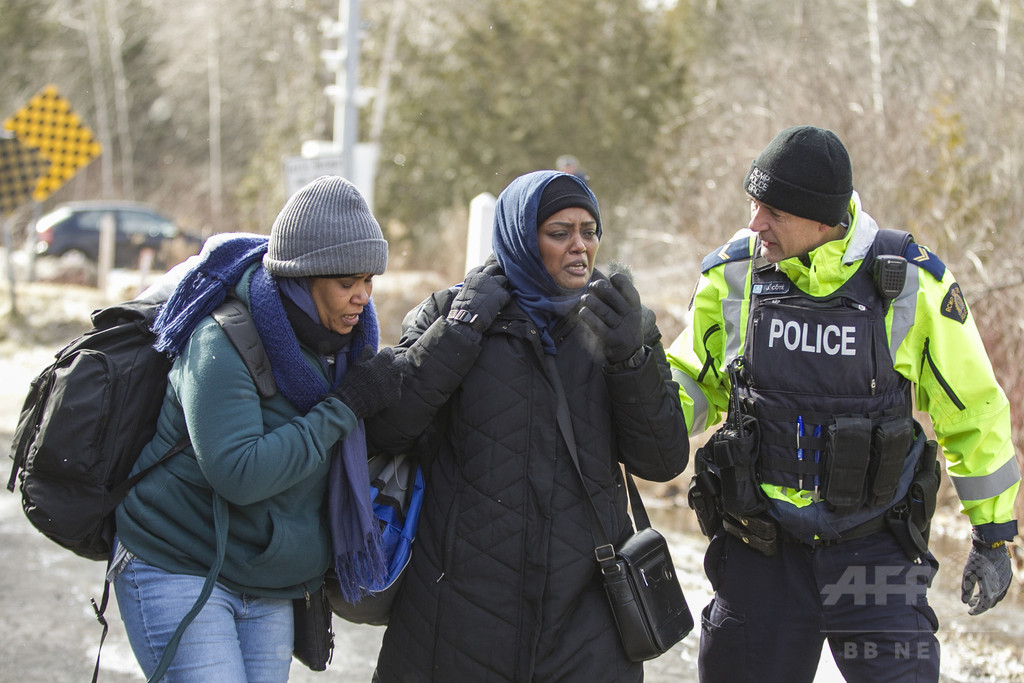 カナダ、米から入国の難民申請者が急増 2か月で4000人 写真2枚 国際ニュース:AFPBB News