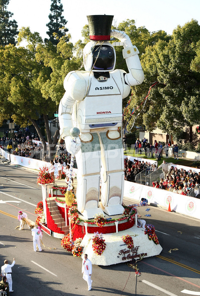 カリフォルニア新年恒例のローズ パレード 巨大なアシモも登場 写真37枚 国際ニュース Afpbb News