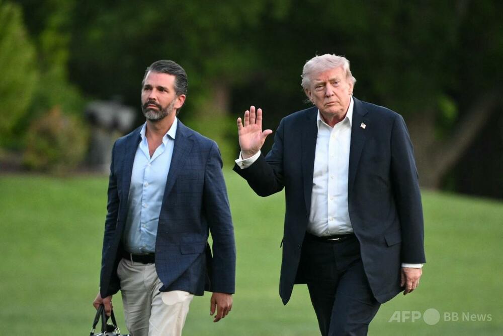 トランプ氏、イラン問題のせいで長男の結婚式に出席できない可能性「今は都合が悪い」