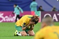 サッカーアジアカップ、準々決勝、オーストラリア対韓国。試合に敗れ悔しがるオーストラリアのジャクソン・アーヴァイン（2024年2月2日撮影）。(c)HECTOR RETAMAL / AFP