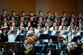 交響曲「空海」初演の様子（2023年8月1日撮影）。(c)Xinhua News