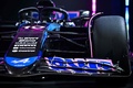フォーミュラワン（F1、F1世界選手権）のアルピーヌが発表した2024年シーズンの新車「A524」（2024年2月7日撮影）。(c)Ben Stansall / AFP