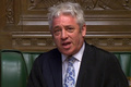 ジョン・バーカウ英下院議長。英議会記録部（PRU）の映像より（2019年3月14日撮影）。(c)AFP PHOTO / PRU 