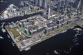 東京五輪・選手村の空撮写真（2021年7月19日撮影）。(c)Behrouz MEHRI / AFP