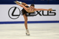 フィギュアスケート・グランプリ（GP）シリーズ第3戦、中国杯（ISU Grand Prix of Figure Skating Cup of China 2013）女子シングル・フリースケーティング。演技に臨むアデリナ・ソトニコワ（Adelina Sotnikova）（2013年11月2日撮影）。(c)AFP/GOH CHAI HIN