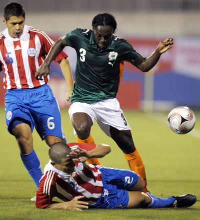 コートジボワールvsパラグアイは1-1のドロー