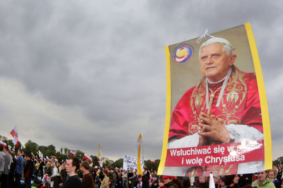 訪問中のローマ法王、クラクフで歓迎集会 - ポーランド