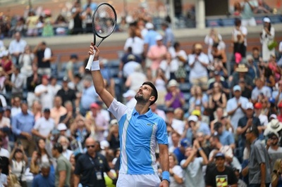 ジョコビッチ快勝 全米OP3回戦進出