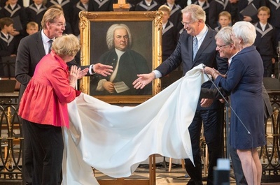 バッハの肖像画、数世紀ぶりライプチヒに帰還 ドイツ