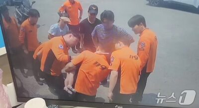 韓国・江原道で子どもの喉にキャンディー、休憩中の消防隊員が救助