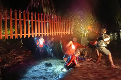 豪雨で8人死亡、4万6000人が避難 フィリピン