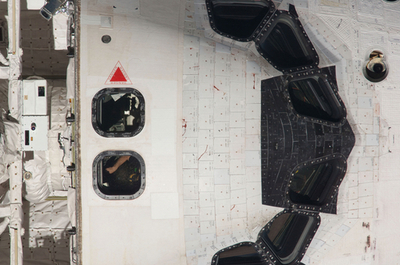 山崎さん搭乗のディスカバリー、ISSとのドッキングに成功