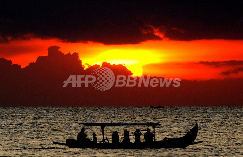 インドネシア・バリ島の夕焼け