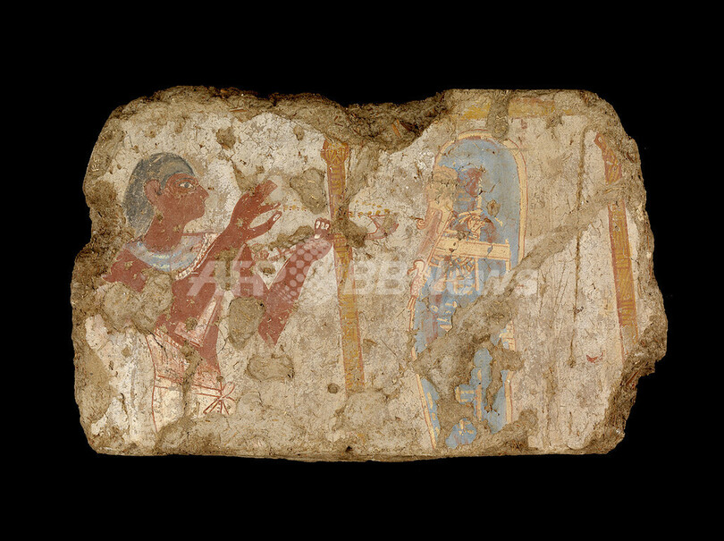 エジプト 可愛いステラ（平形石碑） I17-2 - 彫刻
