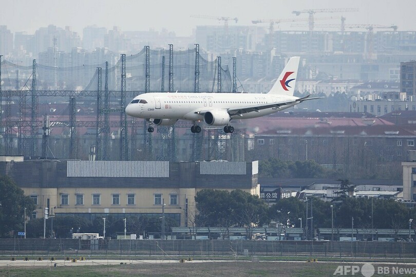 中国国産大型機C919、東南アジアでデモ飛行