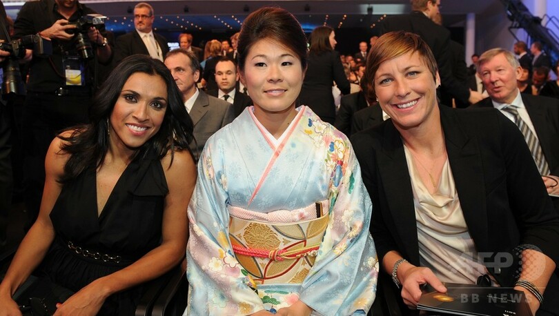 年間最優秀女子選手の澤、着物姿の理由を明かす