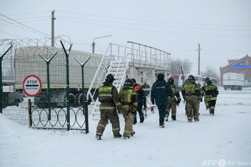 シベリア炭鉱事故、死者52人に 救助隊員6人も