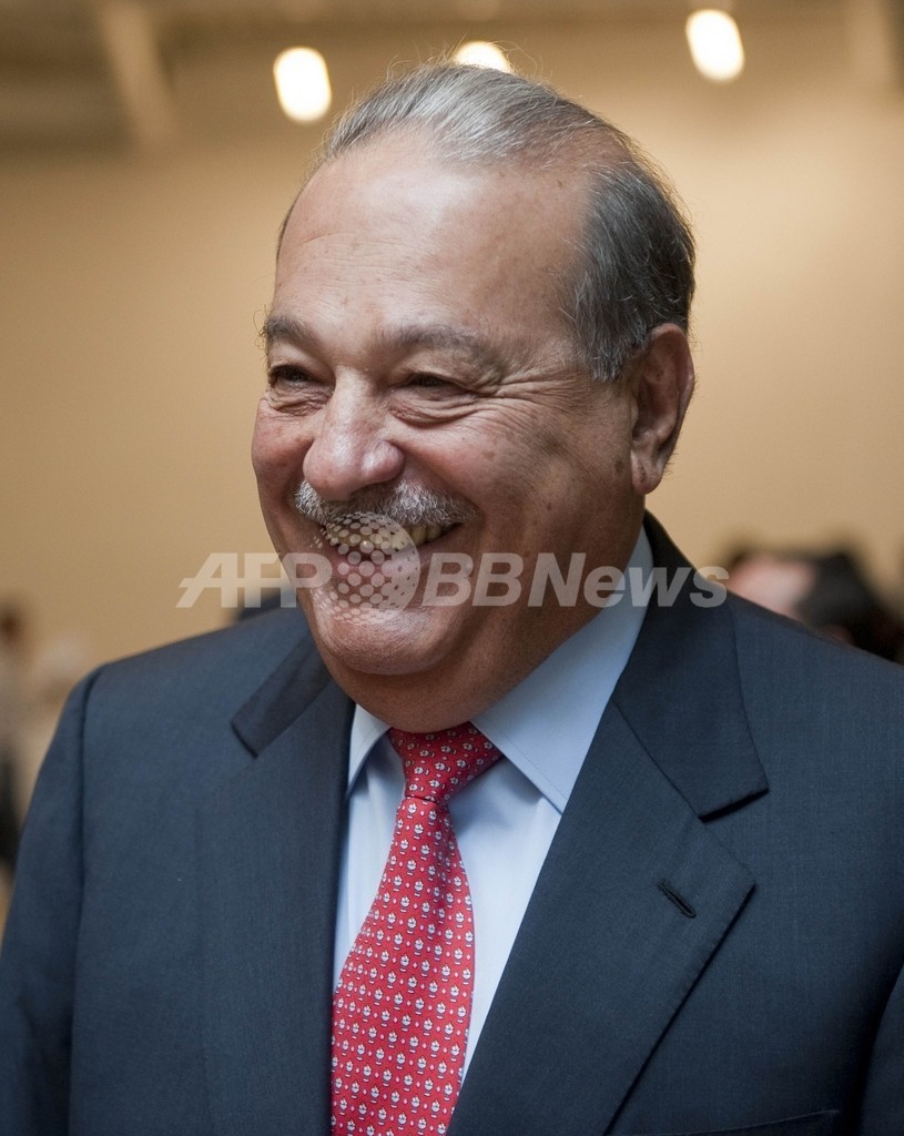 フォーブス誌の長者番付、メキシコ通信王スリム氏が3年連続で首位 フォーブス誌の長者番付、メキシコ通信王スリム氏が3年連続で首位