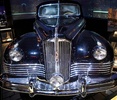 ロシア・モスクワにある連邦警護庁（FSO）の車両要人輸送部門「特別目的ガレージ」の博物館で展示されている、旧ソ連の指導者ヨシフ・スターリンが1950年から1953年にかけて使用した「ZIS-115」（2021年9月14日撮影）。(c)Alexander NEMENOV / AFP