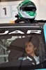 サウジアラビアで初めて、女性カーレーサーとして国内レースに出場したリーマ・ジュファリ（2019年11月20日撮影）。(c)FAYEZ NURELDINE / AFP