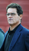 練習の視察に訪れた、元レアル・マドリード（%%Real Madrid%%）監督のファビオ・カペッロ（%%Fabio Capello%%）氏。(c)AFP/FERENC ISZA