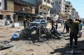 ガザで6階建て集合住宅崩壊、子ども含む8人死亡 60人超が行方不明