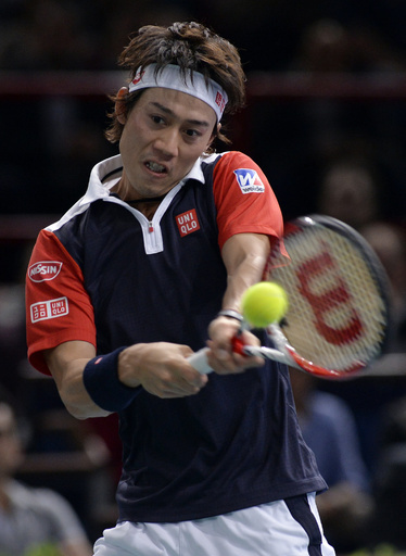 錦織が地元選手を下し初戦突破、パリ・マスターズ