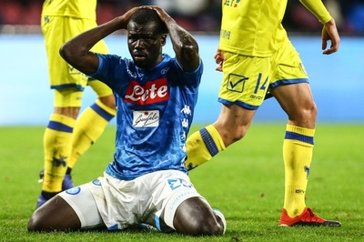 ナポリが最下位キエーボと分ける、首位ユベントスとの勝ち点差は8に