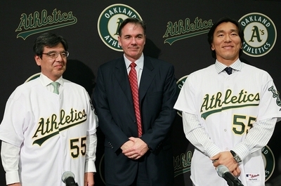 松井、アスレチックスに入団