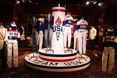 米代表のパリ五輪ユニホーム公開 ラルフローレンがデザイン