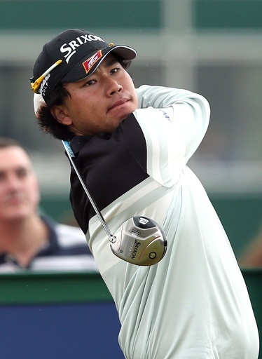 松山、38位タイに後退 全英オープン