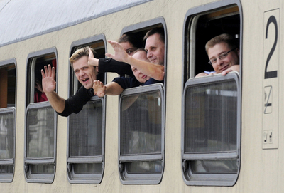 旧東ドイツ市民を西へ運んだ「自由への列車」が復活、20周年記念で