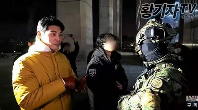 特殊部隊出身の韓流俳優、国会前で戒厳軍を説得…「冷静に行動してほしい」「君たちが心配だ」