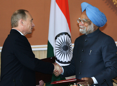 ロシア大統領、旧同盟国を訪問 - インド