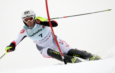 マリオ・マット 男子回転・第4戦・1本目でトップに