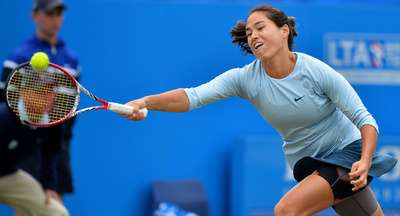 ハンプトン、逆転でボズニアツキ下し決勝へ エイゴン国際