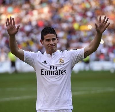 レアル・マドリードがハメス・ロドリゲス獲得、入団発表に4万人