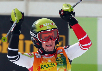 ＜06-07アルペンスキーW杯＞女子回転・最終第9戦、ホスプ 優勝を果たしW杯個人総合ランキングでトップに立つ - スイス