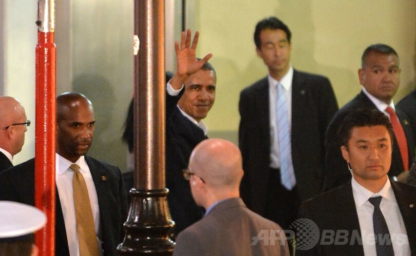 日米首脳「すしを語る」、オバマ米大統領来日