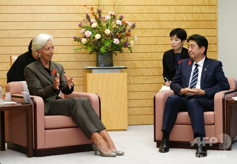 IMF専務理事、アベノミクスの見直しを要請 女性労働問題にも言及