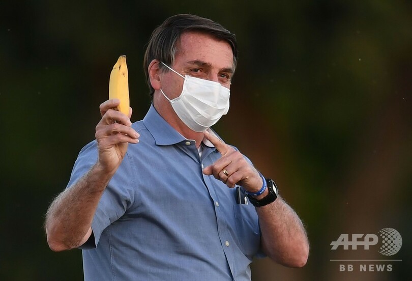 ブラジル大統領、コロナ対応で批判浴びるも支持率上昇 世論調査