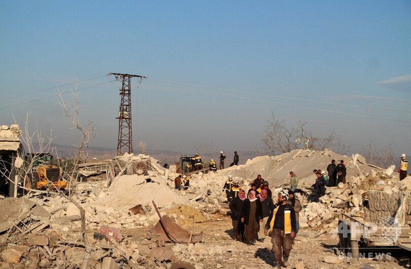 シリア・イドリブ県でロシア軍が空爆、民間人15人死亡