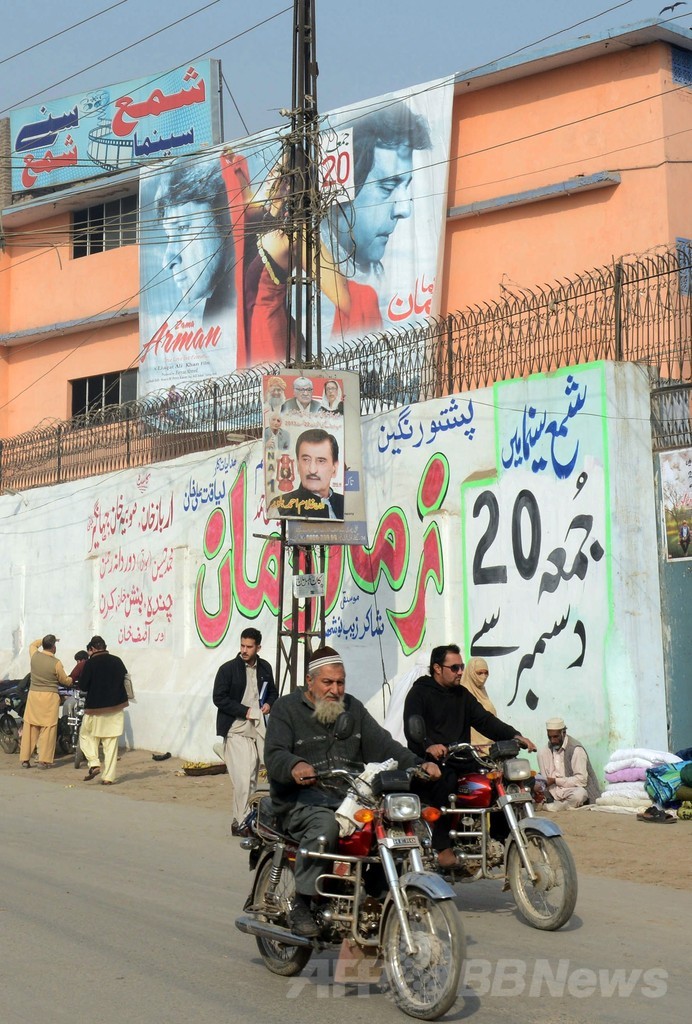 厳格なイスラムの街のポルノ映画館、パキスタン