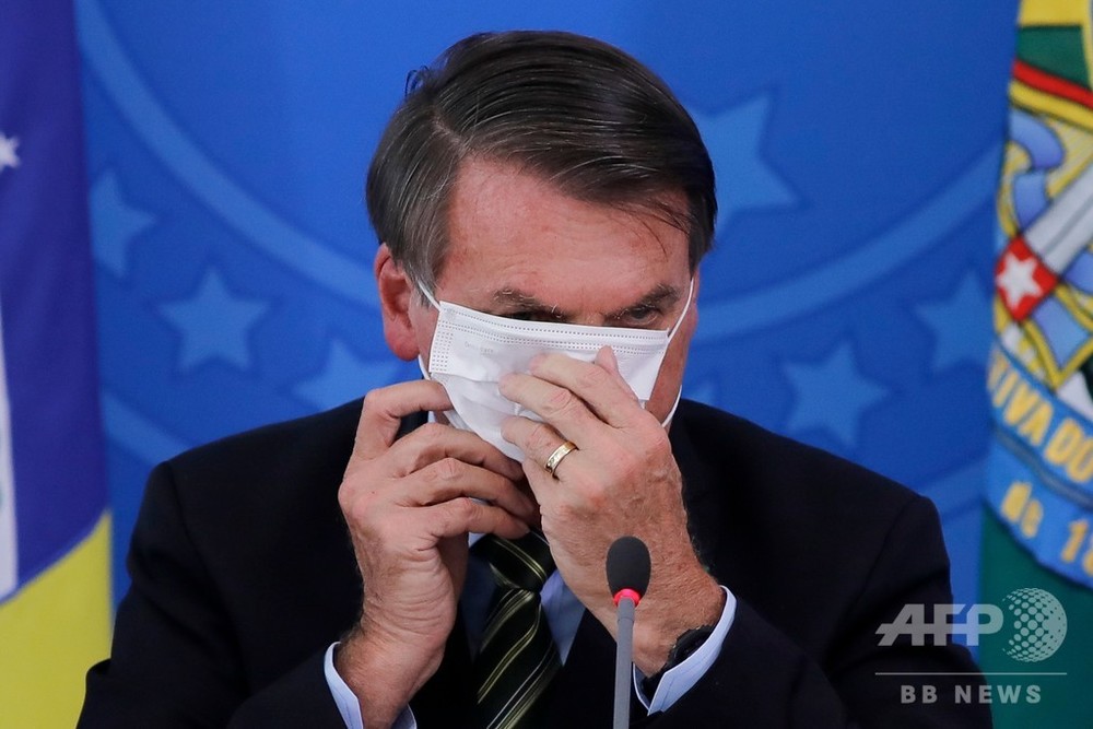 マスク着用命じられたブラジル大統領が控訴 写真5枚 国際ニュース Afpbb News