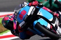世界ロードレース選手権、第6戦イタリアGPのMoto2クラスでレースに臨むSAGチームのペップ・サロム（2016年5月22日撮影）。(c)AFP/GIUSEPPE CACACE
