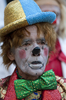 ブラジル・サンパウロ（Sao Paulo）で27日、サーカスデー（Circus Day）のイベントが開催され、大勢のピエロが集まった（2012年3月27日撮影）。(c)AFP/NELSON ALMEIDA
