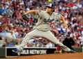第85回MLBオールスターゲーム（85th All-Star Game）。登板するナ・リーグのクレイトン・カーショウ（Clayton Kershaw、2014年7月15日撮影）。(c)AFP/Getty Images/Rob Carr