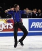 14-15フィギュアスケートグランプリ（GP）シリーズ開幕戦スケート・アメリカ（Skate America 2014）、男子シングル・ショートプログラム（SP）。演技に臨むジェイソン・ブラウン（Jason Brown、2014年10月24日撮影）。(c)AFP/Getty Images/Jonathan Daniel