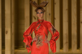 ブラジル・サンパウロで開催されたサンパウロ ファッションウィーク（Sao Paulo Fashion Week）で発表された「アンドレ・リマ（Andre Lima）」09/10秋冬コレクション（2009年1月22日撮影）。（c）AFP/Nelson Almeida