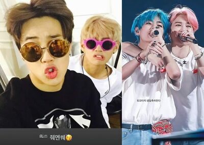 BTSのVとJ-HOPE、JIMINの誕生日を祝福